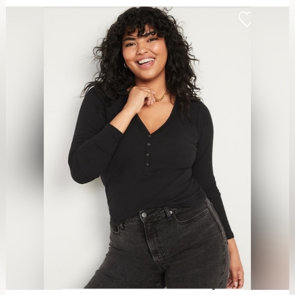 Old Navy fitted rob knit top